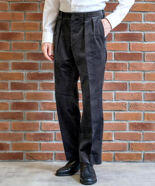 DRESSTERIOR(ドレステリア)の「【セットアップ可】ストレッチ カルゼテーパードパンツ(その他パンツ・メンズ・チャコールグレー/ネイビー・82/76/85/79)」の2枚目の写真