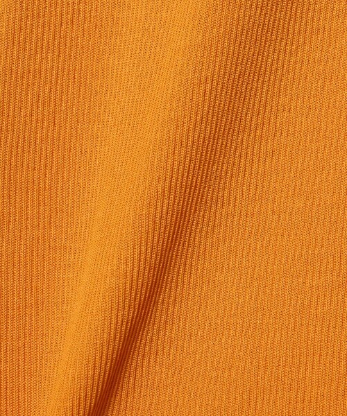 UNITED ARROWS(ユナイテッドアローズ)の「コットン テレコ クルーネック カットソー(Tシャツ/カットソー・レディース・ダークブラウン/ホワイト/ブラック/オレンジ・FREE)」の15枚目の写真
