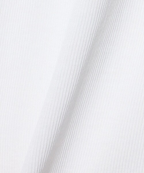 UNITED ARROWS(ユナイテッドアローズ)の「コットン テレコ クルーネック カットソー(Tシャツ/カットソー・レディース・ダークブラウン/ホワイト/ブラック/オレンジ・FREE)」の6枚目の写真