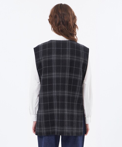 MACKINTOSH PHILOSOPHY(マッキントッシュ フィロソフィー)の「【IVENREY GILET(イベンリージレ)】(その他アウター・レディース・ブラック/ブラウン・38)」の12枚目の写真