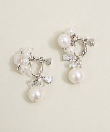 Zoule ゾーラ：plic ploc pearl パール　イヤリング