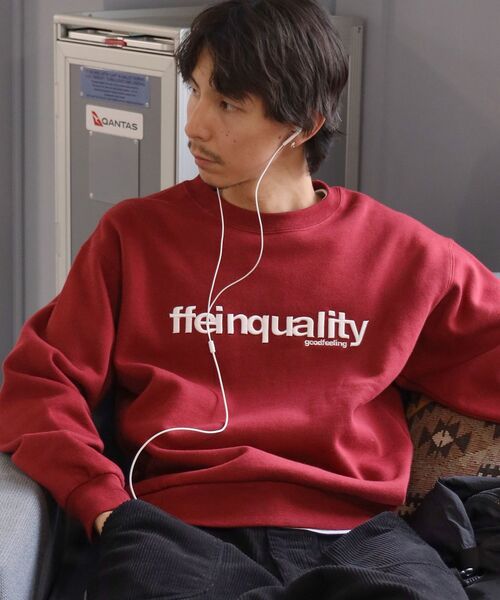FFEIN(フェイン)の「*新色追加【FFEIN(フェイン)】ヘビーウエイトセンターデカロゴ3D刺繍スウェット / スウェット トレーナー 刺繍 裏起毛 クルーネック ワンポイント(スウェット・メンズ・グリーン/ブラウン/ネイビー/ブラック/アッシュグレー/ホワイト/バーガンディー・SMALL/MEDIUM/LARGE)」の1枚目の写真