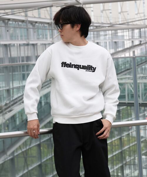 FFEIN(フェイン)の「*新色追加【FFEIN(フェイン)】ヘビーウエイトセンターデカロゴ3D刺繍スウェット / スウェット トレーナー 刺繍 裏起毛 クルーネック ワンポイント(スウェット・メンズ・グリーン/ブラウン/ネイビー/ブラック/アッシュグレー/ホワイト/バーガンディー・SMALL/MEDIUM/LARGE)」の14枚目の写真