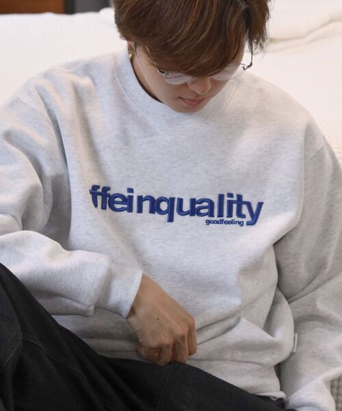 FFEIN(フェイン)の「*新色追加【FFEIN(フェイン)】ヘビーウエイトセンターデカロゴ3D刺繍スウェット / スウェット トレーナー 刺繍 裏起毛 クルーネック ワンポイント(スウェット・メンズ・グリーン/ブラウン/ネイビー/ブラック/アッシュグレー/ホワイト/バーガンディー・SMALL/MEDIUM/LARGE)」の18枚目の写真