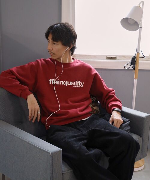 FFEIN(フェイン)の「*新色追加【FFEIN(フェイン)】ヘビーウエイトセンターデカロゴ3D刺繍スウェット / スウェット トレーナー 刺繍 裏起毛 クルーネック ワンポイント(スウェット・メンズ・グリーン/ブラウン/ネイビー/ブラック/アッシュグレー/ホワイト/バーガンディー・SMALL/MEDIUM/LARGE)」の19枚目の写真