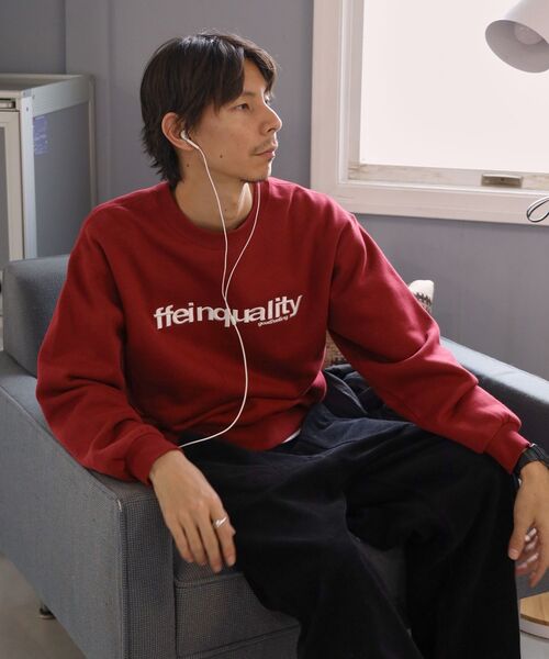 FFEIN(フェイン)の「*新色追加【FFEIN(フェイン)】ヘビーウエイトセンターデカロゴ3D刺繍スウェット / スウェット トレーナー 刺繍 裏起毛 クルーネック ワンポイント(スウェット・メンズ・グリーン/ブラウン/ネイビー/ブラック/アッシュグレー/ホワイト/バーガンディー・SMALL/MEDIUM/LARGE)」の20枚目の写真
