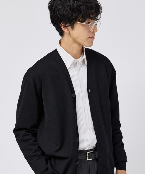 TAKEO KIKUCHI(タケオキクチ)の「アンチピリング ニット カーディガン(カーディガン/ボレロ・メンズ・チャコールグレー/ブラック/ダークパープル/ベビーピンク・04/03/02)」の10枚目の写真
