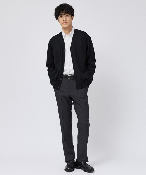 TAKEO KIKUCHI(タケオキクチ)の「アンチピリング ニット カーディガン(カーディガン/ボレロ・メンズ・チャコールグレー/ブラック/ダークパープル/ベビーピンク・04/03/02)」の11枚目の写真