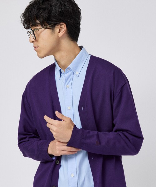 TAKEO KIKUCHI(タケオキクチ)の「アンチピリング ニット カーディガン(カーディガン/ボレロ・メンズ・チャコールグレー/ブラック/ダークパープル/ベビーピンク・04/03/02)」の18枚目の写真