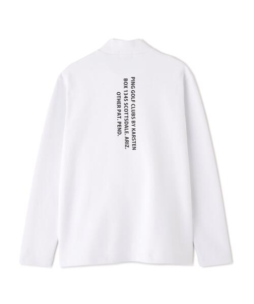 PING(ピン)の「【PING APPAREL】ANSERプリントストレッチダンボール長袖ハイネックシャツ (MENS)(Tシャツ/カットソー・メンズ・ベージュ/ホワイト/ネイビー・M/LL/L/LL1)」の8枚目の写真
