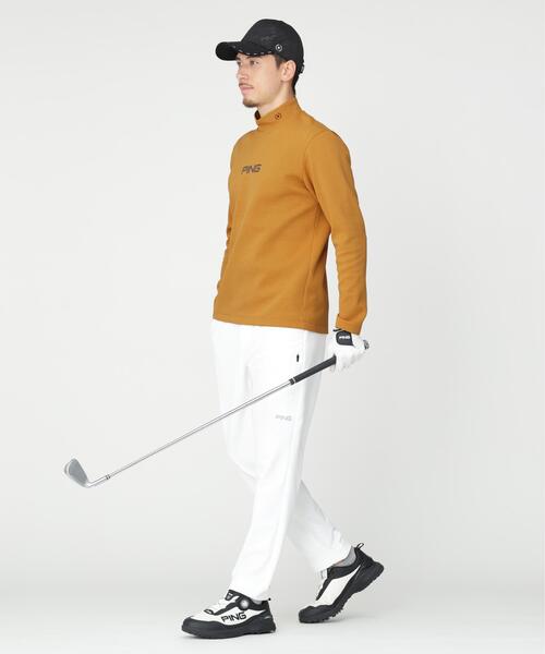 PING(ピン)の「【PING APPAREL】ANSERプリントストレッチダンボール長袖ハイネックシャツ (MENS)(Tシャツ/カットソー・メンズ・ベージュ/ホワイト/ネイビー・M/LL/L/LL1)」の11枚目の写真