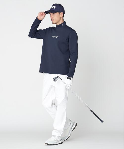 PING(ピン)の「【PING APPAREL】ANSERプリントストレッチダンボール長袖ハイネックシャツ (MENS)(Tシャツ/カットソー・メンズ・ベージュ/ホワイト/ネイビー・M/LL/L/LL1)」の16枚目の写真