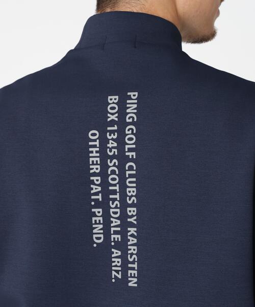 PING(ピン)の「【PING APPAREL】ANSERプリントストレッチダンボール長袖ハイネックシャツ (MENS)(Tシャツ/カットソー・メンズ・ベージュ/ホワイト/ネイビー・M/LL/L/LL1)」の19枚目の写真