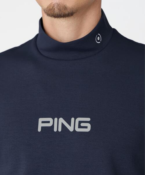 PING(ピン)の「【PING APPAREL】ANSERプリントストレッチダンボール長袖ハイネックシャツ (MENS)(Tシャツ/カットソー・メンズ・ベージュ/ホワイト/ネイビー・M/LL/L/LL1)」の20枚目の写真