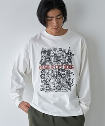 【WEB限定】アニマルプリントロングスリーブTシャツ