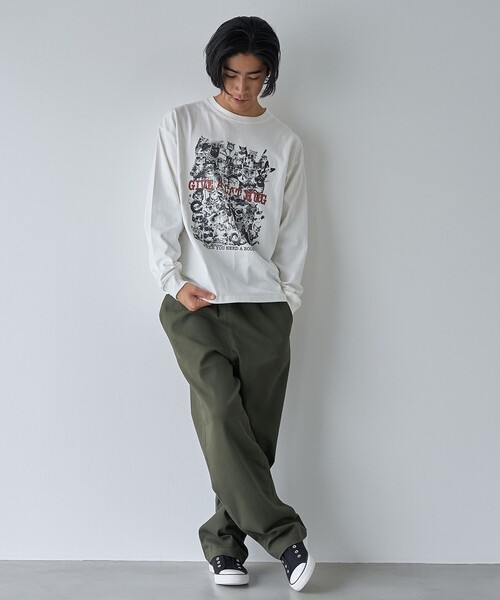 coen(コーエン)の「【WEB限定】アニマルプリントロングスリーブTシャツ(Tシャツ/カットソー・メンズ・ブラック/その他2/その他1/ホワイト・L/M)」の13枚目の写真