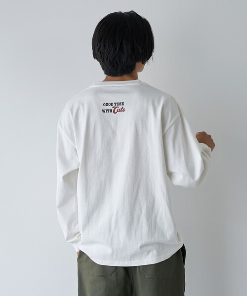 coen(コーエン)の「【WEB限定】アニマルプリントロングスリーブTシャツ(Tシャツ/カットソー・メンズ・ブラック/その他2/その他1/ホワイト・L/M)」の17枚目の写真