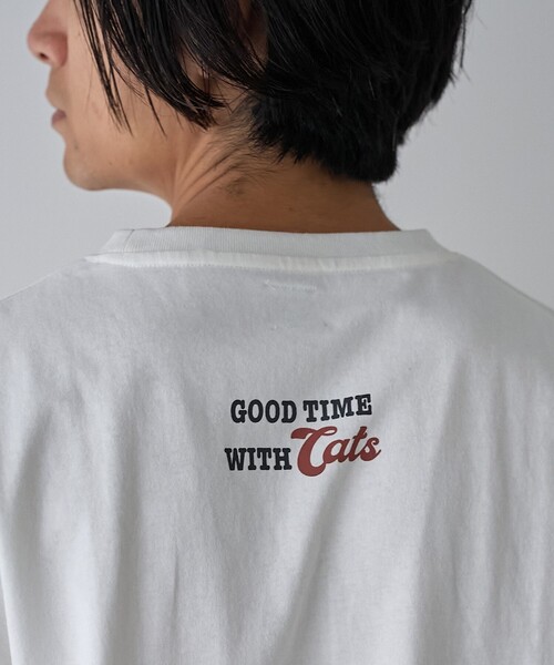 coen(コーエン)の「【WEB限定】アニマルプリントロングスリーブTシャツ(Tシャツ/カットソー・メンズ・ブラック/その他2/その他1/ホワイト・L/M)」の8枚目の写真