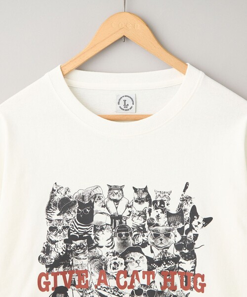 coen(コーエン)の「【WEB限定】アニマルプリントロングスリーブTシャツ(Tシャツ/カットソー・メンズ・ブラック/その他2/その他1/ホワイト・L/M)」の11枚目の写真
