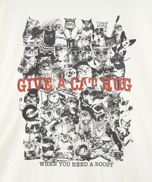 coen(コーエン)の「【WEB限定】アニマルプリントロングスリーブTシャツ(Tシャツ/カットソー・メンズ・ブラック/その他2/その他1/ホワイト・L/M)」の6枚目の写真