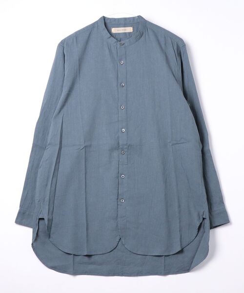 suzuki takayuki(スズキタカユキ)の「peasant shirt(シャツ/ブラウス・メンズ・グレー/ベージュ/ブラック・02/01)」の2枚目の写真