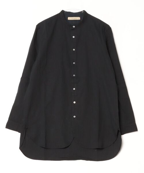 suzuki takayuki(スズキタカユキ)の「peasant shirt(シャツ/ブラウス・メンズ・グレー/ベージュ/ブラック・02/01)」の1枚目の写真