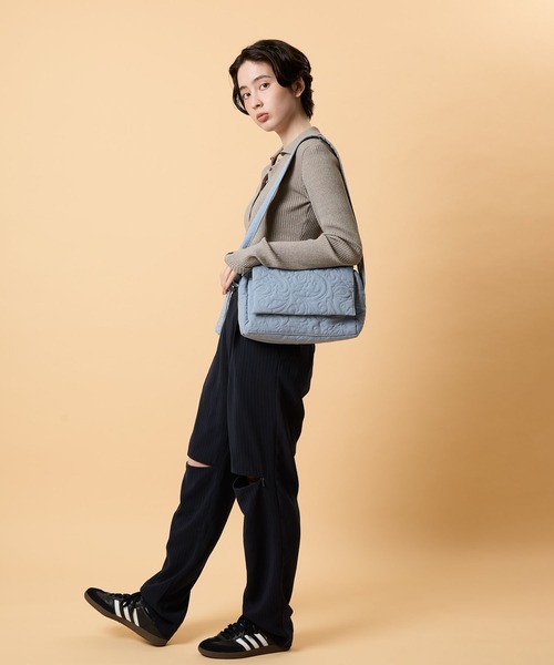 CONTROL FREAK / CTFK(コントロールフリーク)の「CONTROL FREAK(コントロールフリーク)ペイズリーキルトフラップボディバッグ(ショルダーバッグ・レディース・ブラック/ブルー/アイボリー/シルバー・FREE)」の13枚目の写真