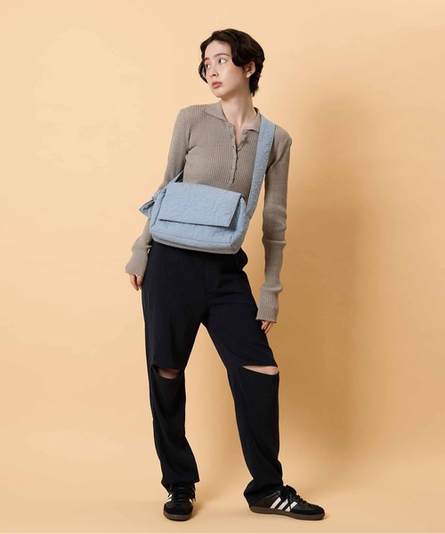 CONTROL FREAK / CTFK(コントロールフリーク)の「CONTROL FREAK(コントロールフリーク)ペイズリーキルトフラップボディバッグ(ショルダーバッグ・レディース・ブラック/ブルー/アイボリー/シルバー・FREE)」の15枚目の写真