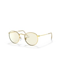 Ray-Ban（レイバン）の「Ray-Banレイバン サングラス ROUND BLUE-VIOLET LIGHT CLEAR EVOLVE/紫外線対策/調光レンズ/ブルーライトカット（サングラス）」