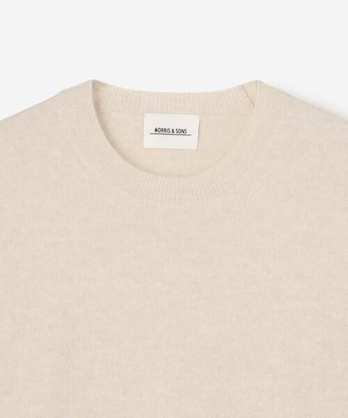 Morris & Sons(モリスアンドサンズ)の「MORRIS & SONS | カシミヤ クルーネックニット WOMEN(ニット/セーター・レディース・ブラウン/アイボリー/ブルー系その他/ピンク系その他・0)」の7枚目の写真