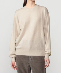 MORRIS & SONS | カシミヤ クルーネックニット WOMEN