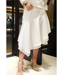 FIGARO Paris | ダブルジョーゼット アシメフルイドスカート◆(スカート)