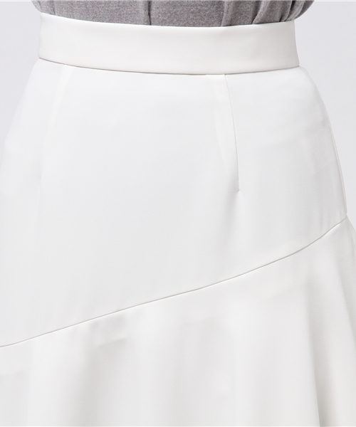 FIGARO Paris（フィガロパリ）の「ダブルジョーゼット アシメフルイドスカート◆（スカート・レディース・ホワイト・36/38）」の5枚目の写真