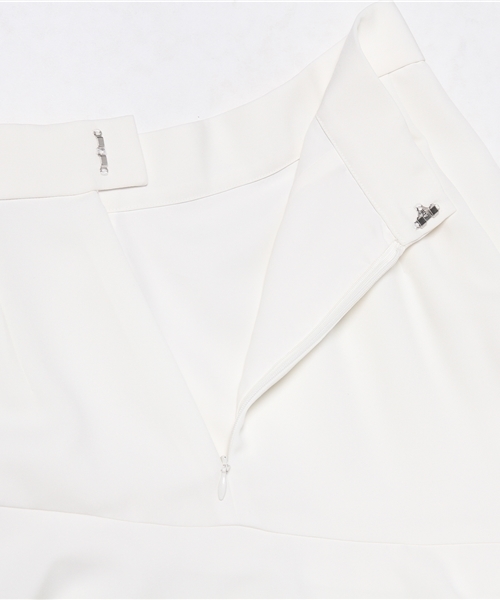 FIGARO Paris（フィガロパリ）の「ダブルジョーゼット アシメフルイドスカート◆（スカート・レディース・ホワイト・36/38）」の8枚目の写真