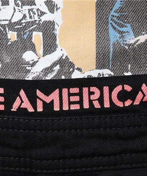 HYSTERIC GLAMOUR（ヒステリックグラマー）の「RS/TOUR THE AMERICA pt サルエルオ-バーオール（サロペット/オーバーオール・レディース・ブラック・MEDIUM/SMALL）」の9枚目の写真