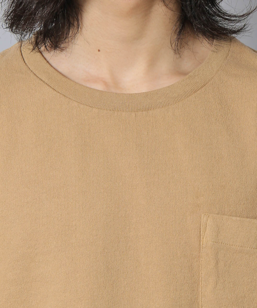 Velva Sheen（ベルバシーン）の「VELVA SHEEN ヴェルバ シーン 別注 ビックシルエット 半袖 ポケット Tシャツ（Tシャツ/カットソー・メンズ・ネイビー/キャメル/ホワイト・MEDIUM/SMALL/LARGE）」の16枚目の写真