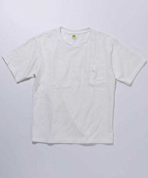 Velva Sheen（ベルバシーン）の「VELVA SHEEN ヴェルバ シーン 別注 ビックシルエット 半袖 ポケット Tシャツ（Tシャツ/カットソー・メンズ・ネイビー/キャメル/ホワイト・MEDIUM/SMALL/LARGE）」の9枚目の写真