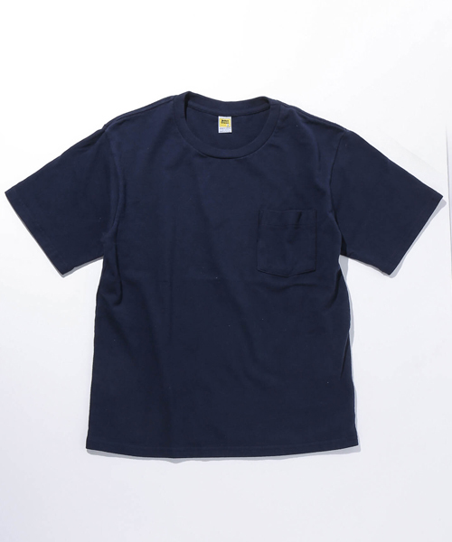 Velva Sheen（ベルバシーン）の「VELVA SHEEN ヴェルバ シーン 別注 ビックシルエット 半袖 ポケット Tシャツ（Tシャツ/カットソー・メンズ・ネイビー/キャメル/ホワイト・MEDIUM/SMALL/LARGE）」の8枚目の写真