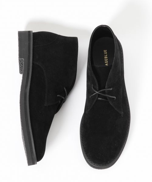 RAGEBLUE（レイジブルー）の「チャッカブーツ/728933（ブーツ・メンズ・ベージュ/ブラック・LARGE/MEDIUM）」の2枚目の写真