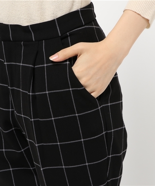 laboratory work(ラボラトリーワーク)の「ツイルウインドペンチェックテーパードパンツ(その他パンツ・レディース・グレー系その他/オフホワイト/ブラック系その他/ブラック系その他2/グレー/ブラック・MEDIUM/SMALL)」の15枚目の写真