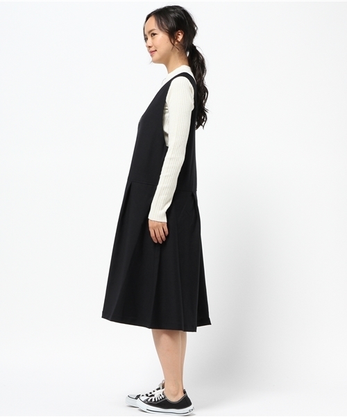 LBC（エルビーシー）の「T/Rジャンスカ                       （ワンピース・レディース・ダークグレー/ネイビー・MEDIUM/LARGE）」の5枚目の写真