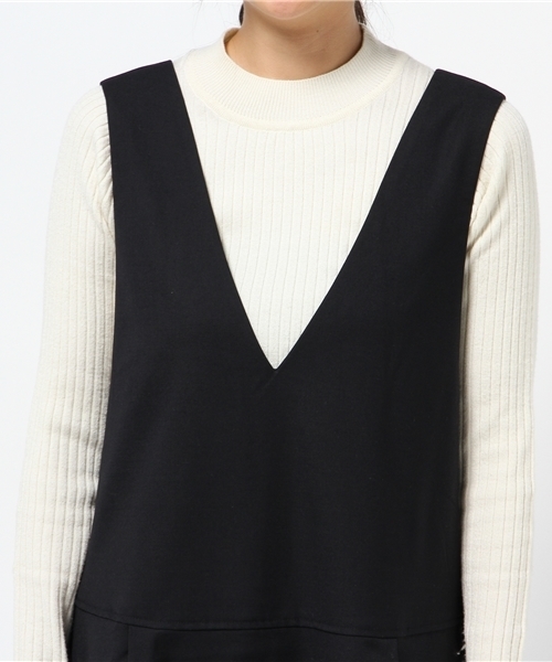 LBC（エルビーシー）の「T/Rジャンスカ                       （ワンピース・レディース・ダークグレー/ネイビー・MEDIUM/LARGE）」の7枚目の写真