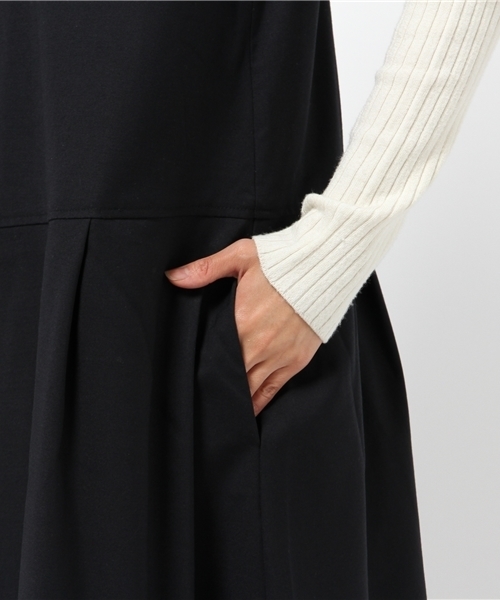 LBC（エルビーシー）の「T/Rジャンスカ                       （ワンピース・レディース・ダークグレー/ネイビー・MEDIUM/LARGE）」の8枚目の写真