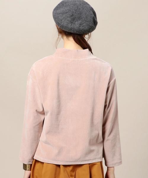 BEAUTY&YOUTH UNITED ARROWS（ビューティーアンドユースユナイテッドアローズ）の「BY コーデュロイライクハイネックプルオーバー◆（Tシャツ/カットソー・レディース・ライトピンク/オリーブ/ブラック・FREE）」の13枚目の写真