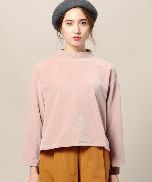 BEAUTY&YOUTH UNITED ARROWS（ビューティーアンドユースユナイテッドアローズ）の「BY コーデュロイライクハイネックプルオーバー◆（Tシャツ/カットソー・レディース・ライトピンク/オリーブ/ブラック・FREE）」の14枚目の写真