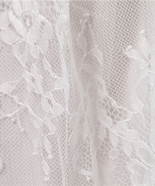 MERLOT(メルロー)の「ペイズリー柄レースシースルースカート4942(スカート・レディース・ブラック/ホワイト・FREE)」の8枚目の写真