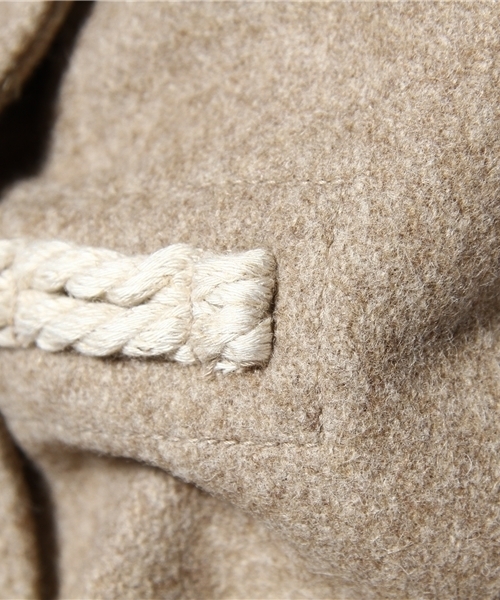 BEAMS BOY（ビームスボーイ）の「BEAMS BOY / メルトン ダッフルベスト（ベスト・レディース・グレー/カーキ/ネイビー・ONE SIZE）」の8枚目の写真