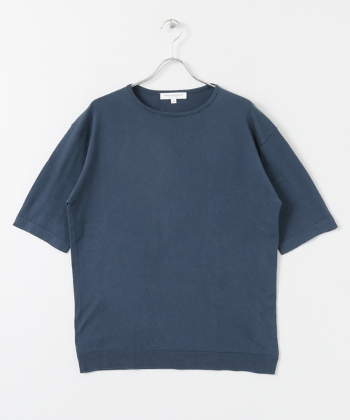 URBAN RESEARCH（アーバンリサーチ）の「UR コットン/ソロテックスニットTEE（Tシャツ/カットソー・メンズ・ホワイト/グリーン/オレンジ系その他/ブラック/グレー系その他・MEDIUM/LARGE）」の17枚目の写真