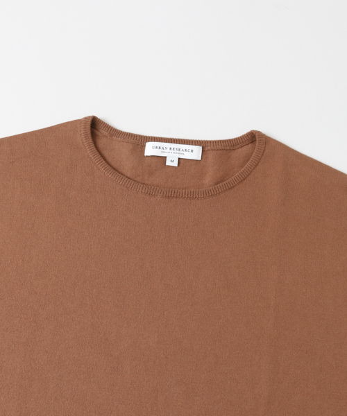 URBAN RESEARCH（アーバンリサーチ）の「UR コットン/ソロテックスニットTEE（Tシャツ/カットソー・メンズ・ホワイト/グリーン/オレンジ系その他/ブラック/グレー系その他・MEDIUM/LARGE）」の19枚目の写真