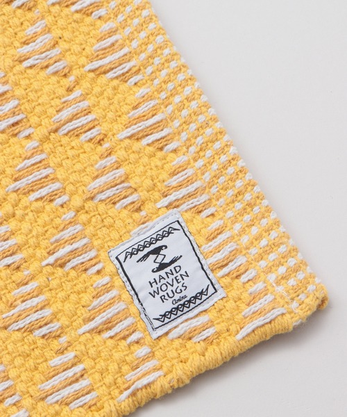 チャイハネ（チャイハネ）の「【チャイハネ】ジオメトリックラグマット 45×65cm（ラグ/マット・レディース・ターコイズブルー/ブラック/レッド/ピンク/ホワイト/ネイビー/イエロー/ベージュ/オレンジ・FREE）」の11枚目の写真